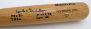 Duke Snider Autographed Rawlings Bat Brooklyn Dodgers "HOF 80, 7 ASG, 11 WS HR & 407 HR" Beckett BAS QR #BU87131