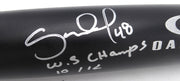 Pablo Sandoval Autographed Oakley Bat San Francisco Giants "WS Champs 10/12" Beckett BAS QR #BU87133