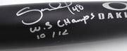 Pablo Sandoval Autographed Oakley Bat San Francisco Giants "WS Champs 10/12" Beckett BAS QR #BU87133