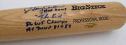 Gary Carter Autographed Rawlings Bat Expos, Mets "HOF 2001, The Kid, 86 WS Champs & AS MVP 81 & 84" Beckett BAS QR #BU87134