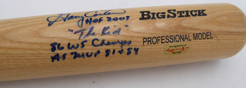 Gary Carter Autographed Rawlings Bat Expos, Mets "HOF 2001, The Kid, 86 WS Champs & AS MVP 81 & 84" Beckett BAS QR #BU87134