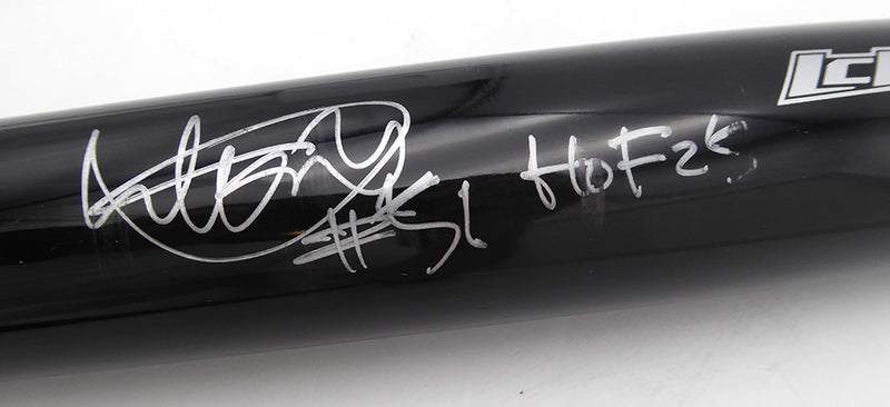 Ichiro Suzuki Autographed Mizuno Player Model Bat Seattle Mariners "HOF 25" (Smudged) Beckett BAS QR #2W517071