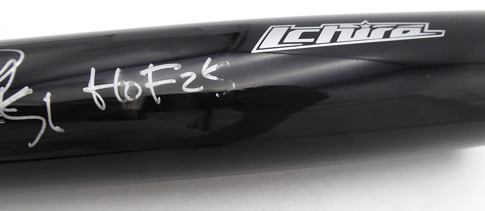 Ichiro Suzuki Autographed Mizuno Player Model Bat Seattle Mariners "HOF 25" (Smudged) Beckett BAS QR #2W517071
