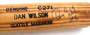 Dan Wilson Autographed Game Issued Louisville Slugger C271 Bat Seattle Mariners Beckett BAS QR #BU87113
