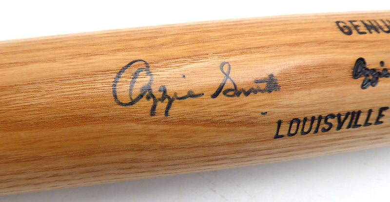 Ozzie Smith Autographed Louisville Slugger Bat St. Louis Cardinals Beckett BAS QR #BV12116
