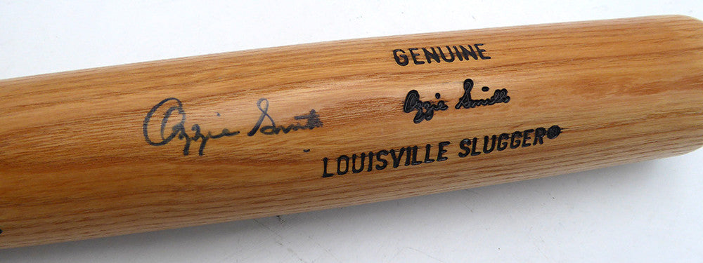 Ozzie Smith Autographed Louisville Slugger Bat St. Louis Cardinals Beckett BAS QR #BV12116