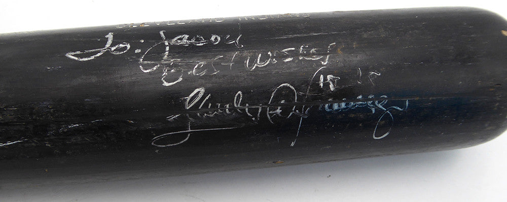 Sandy Alomar Jr. Autographed Louisville Slugger P72 Bat Cleveland Indians "To Jason Best Wishes" Beckett BAS QR #BU87146