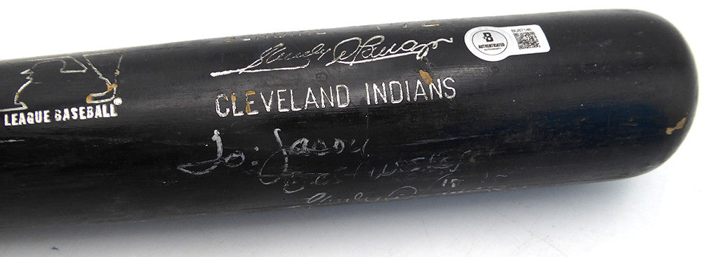 Sandy Alomar Jr. Autographed Louisville Slugger P72 Bat Cleveland Indians "To Jason Best Wishes" Beckett BAS QR #BU87146