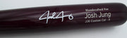 Josh Jung Autographed Marucci Player Model Bat Texas Rangers Beckett BAS #1W97421