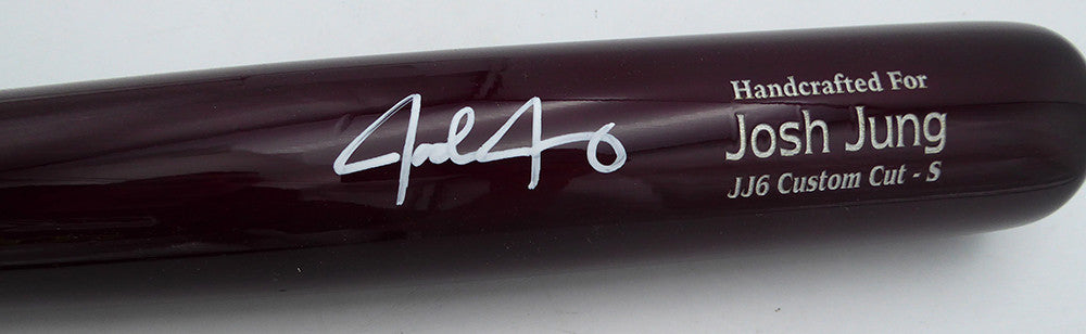 Josh Jung Autographed Marucci Player Model Bat Texas Rangers Beckett BAS #1W97421