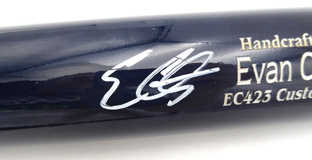 Evan Carter Autographed Marucci Player Model Bat Texas Rangers Beckett BAS QR #WX74976