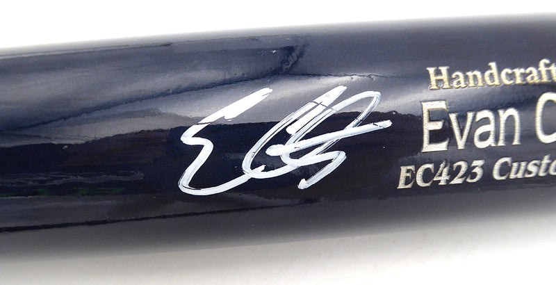 Evan Carter Autographed Marucci Player Model Bat Texas Rangers Beckett BAS QR #WX74976