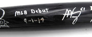 Alex Verdugo Autographed Rawlings Bat Boston Red Sox, New York Yankees "MLB Debut 9-1-17" Beckett BAS #L11596