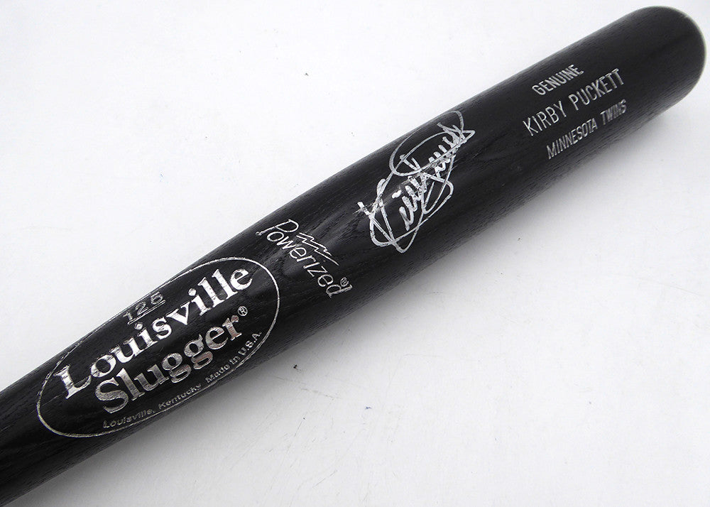 Kirby Puckett Autographed Louisville Slugger Game Model Bat Minnesota Twins JSA #ZZ91439