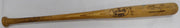 Phil Bradley Unsigned Seattle Mariners Blonde Louisville Slugger T141 Game Used Bat Cracked SKU #214061