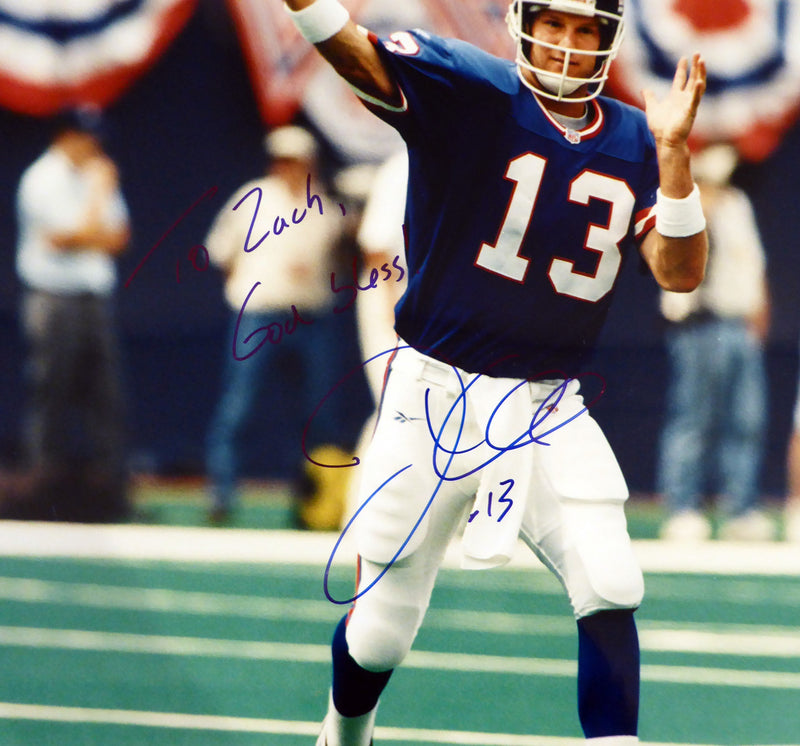 Danny Kanell Autographed 16x20 Photo New York Giants "To Zach, God Bless" SKU #214161