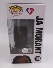 Ja Morant Autographed Funko POP Vinyl Figurine Memphis Grizzlies Beckett BAS QR #BF76764
