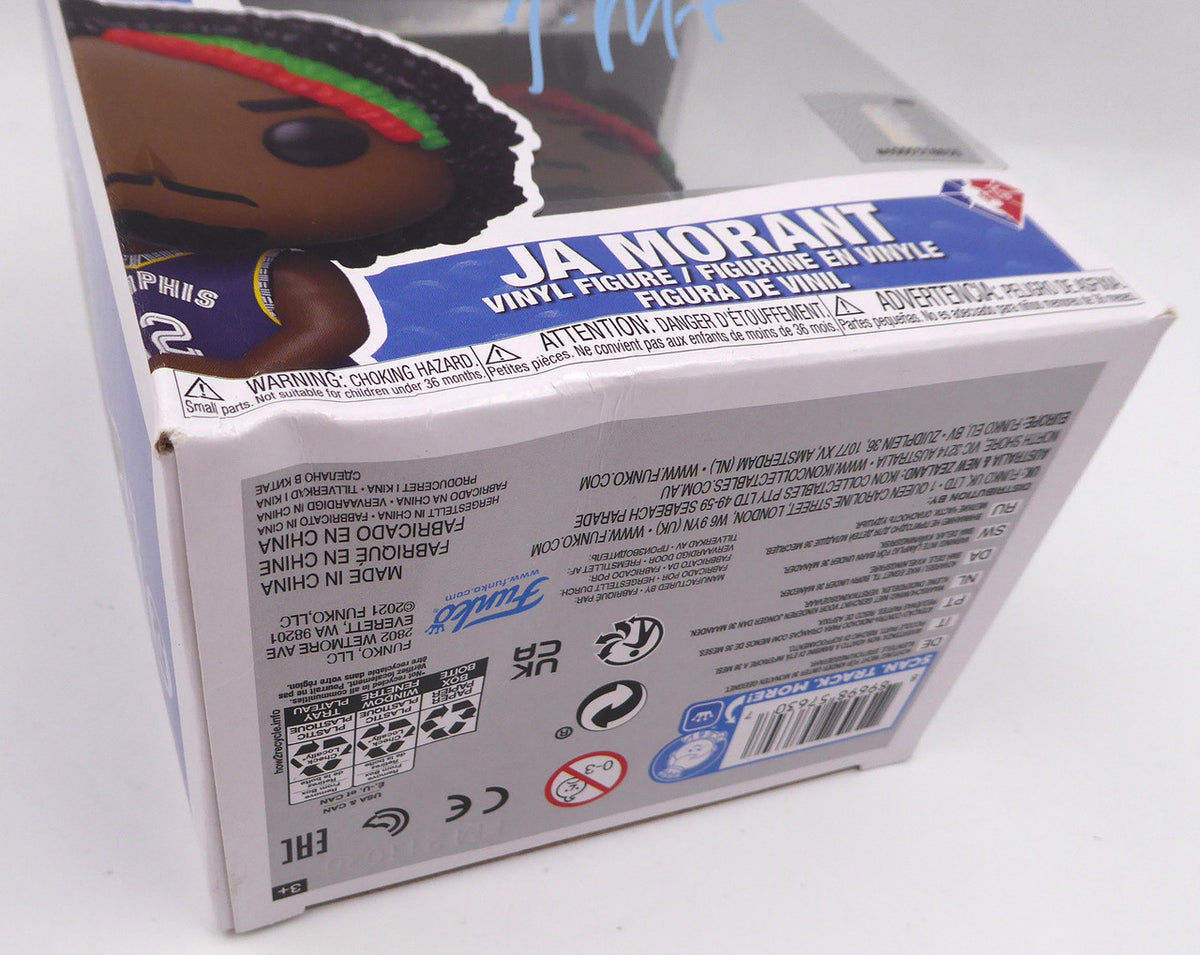 Ja Morant Autographed Funko POP Vinyl Figurine Memphis Grizzlies Beckett BAS QR #BF76764