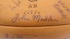 1977 Oakland Raiders Autographed Football With 40 Signatures Including John Madden Beckett BAS QR #AD40716