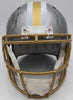 Alvin Kamara Autographed Flash Gold Full Size Replica Helmet New Orleans Saints Beckett BAS QR #1W403148