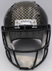 Drew Brees Autographed Alternate Black Full Size Replica Helmet New Orleans Saints (Bubbled Decal) Beckett BAS QR #W717761