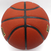 Karl Malone & John Stockton Autographed Wilson Basketball Utah Jazz (Smudged) Beckett BAS QR #1W271731