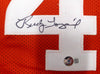 Houston Rockets Rudy Tomjanovich Autographed Red Jersey Full Name Beckett BAS QR #BH51731