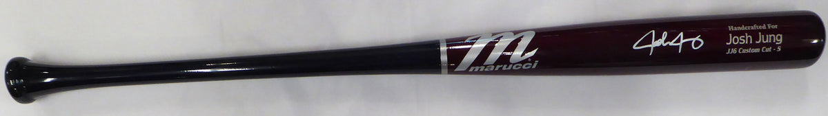 Josh Jung Autographed Marucci Player Model Bat Texas Rangers Beckett BAS QR #1W197420