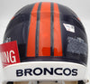 Russell Wilson Autographed Blue Full Size Authentic Helmet Denver Broncos Fanatics Holo #DQ16478474
