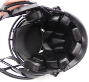 Russell Wilson Autographed Black Eclipse Full Size Authentic Helmet Denver Broncos Fanatics Holo #DQ16478330