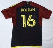 Seattle Sounders Alex Roldan Autographed 2023 Season Match Used Authentic Adidas Black Jersey Fanatics #RG13317745