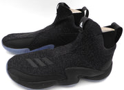 Trae Young Autographed Black Adidas Shoes Atlanta Hawks Light Strike Size 12.5 (Smudged) Beckett BAS QR #BL93440