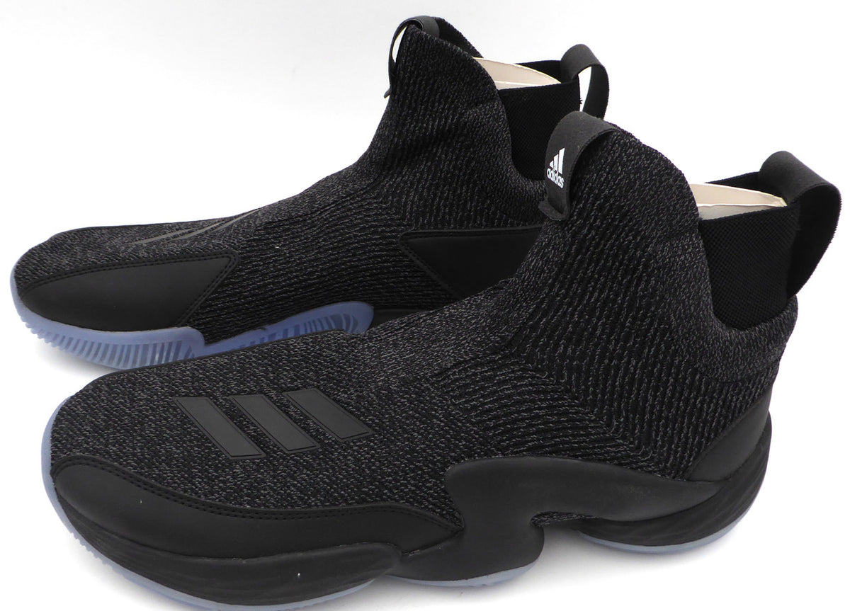 Trae Young Autographed Black Adidas Shoes Atlanta Hawks Light Strike Size 12.5 (Smudged) Beckett BAS QR #BL93440