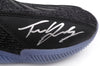 Trae Young Autographed Black Adidas Shoe Atlanta Hawks Light Strike Size 12.5 (Smudged) Beckett BAS QR #BL93435