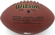Deion Branch Autographed Football Patriots, Seahawks Beckett BAS QR #BS30324
