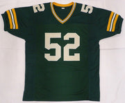Green Bay Packers Clay Matthews Autographed Green Custom Jersey Beckett BAS QR #BU86929