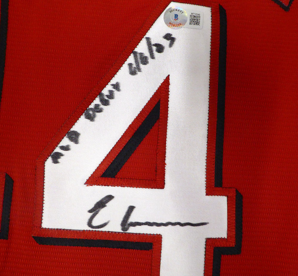 Cincinnati Reds Elly De La Cruz Autographed Red Nike Jersey "MLB Debut 6/6/23" Beckett BAS QR #W710349