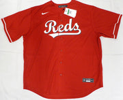 Cincinnati Reds Elly De La Cruz Autographed Red Nike Jersey "MLB Debut 6/6/23" Beckett BAS QR #W710326