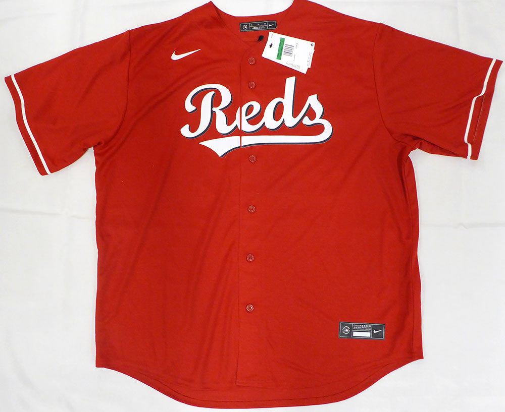 Cincinnati Reds Elly De La Cruz Autographed Red Nike Jersey "MLB Debut 6/6/23" Beckett BAS QR #W710326