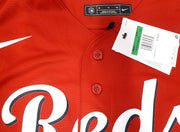 Cincinnati Reds Elly De La Cruz Autographed Red Nike Jersey "MLB Debut 6/6/23" Beckett BAS QR #W710326