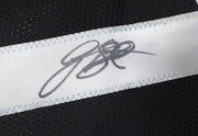 Las Vegas Raiders Geno Smith Autographed Black Custom Jersey Beckett BAS QR #2W939521