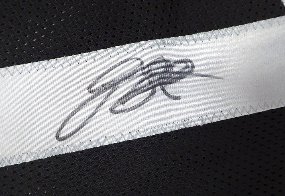 Las Vegas Raiders Geno Smith Autographed Black Custom Jersey Beckett BAS QR #2W939521