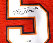 Tampa Bay Buccaneers Tez Johnson Autographed Red Custom Jersey JSA #WC164498