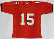 Tampa Bay Buccaneers Tez Johnson Autographed Red Custom Jersey JSA #WC164498