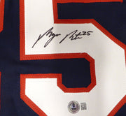 Minnesota Twins Byron Buxton Autographed Blue Custom Jersey Beckett BAS QR #1W668593