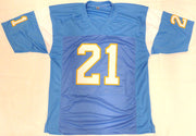 San Diego Chargers LaDainian Tomlinson Autographed Powder Blue Custom Jersey "HOF 17" Beckett BAS QR #1W895057
