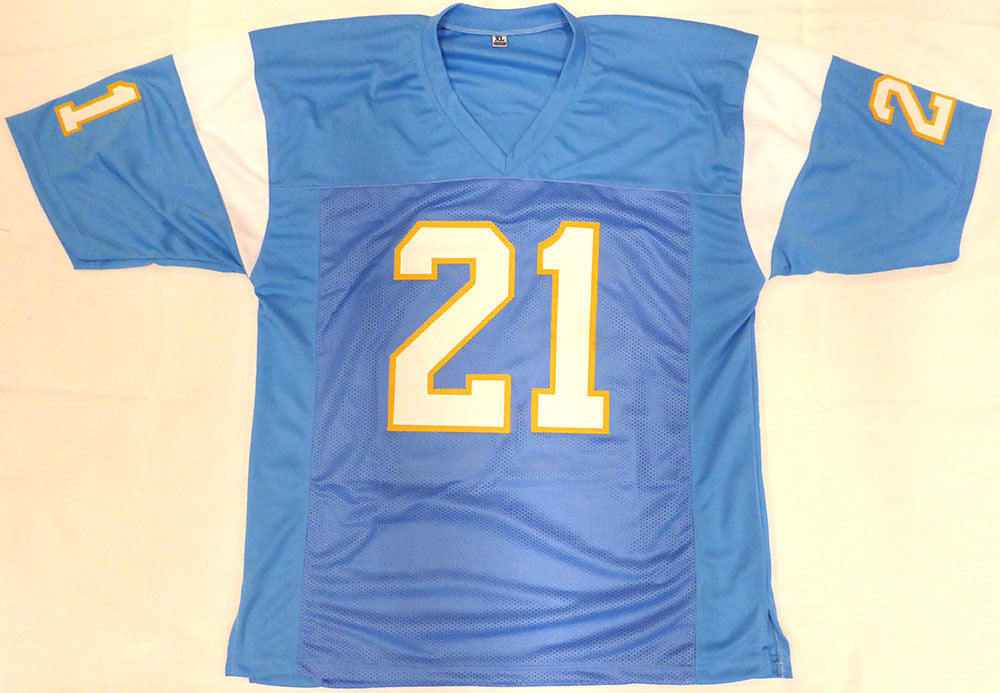 San Diego Chargers LaDainian Tomlinson Autographed Powder Blue Custom Jersey "HOF 17" Beckett BAS QR #1W895057