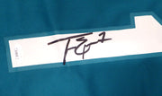 Jacksonville Jaguars Travis Etienne Autographed Teal Nike Jersey JSA #AU30110