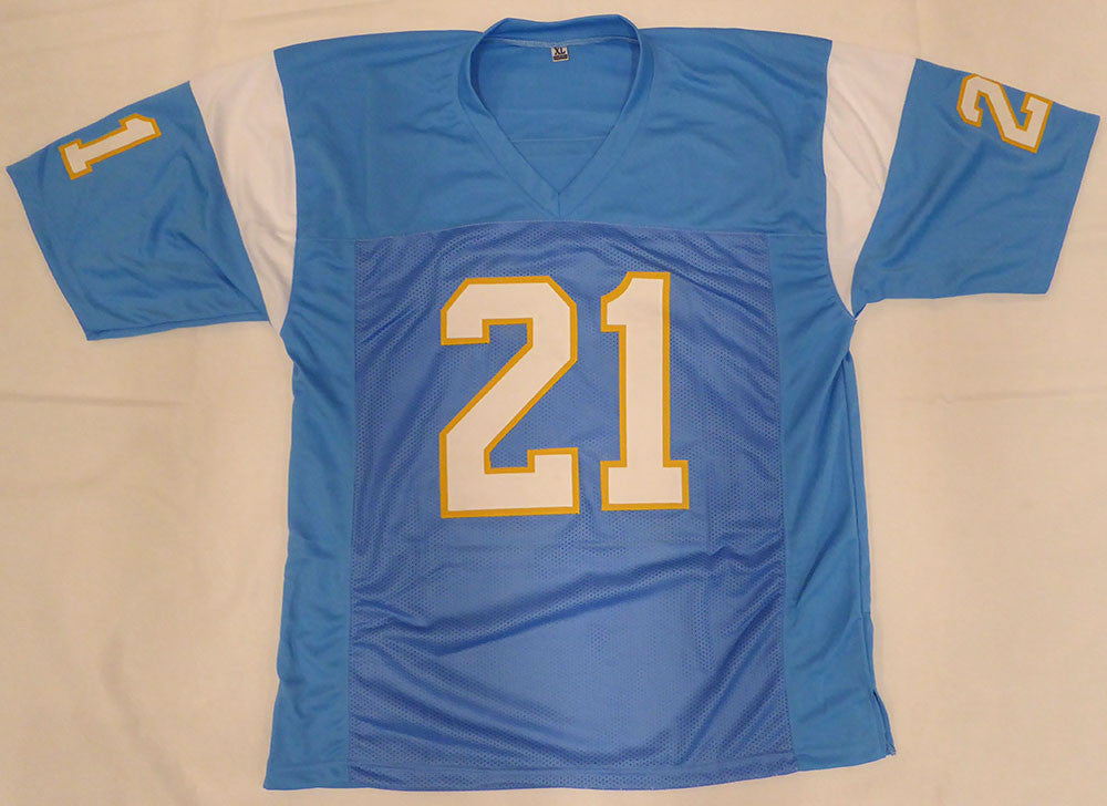 San Diego Chargers LaDainian Tomlinson Autographed Powder Blue Custom Jersey "HOF 17" Beckett BAS QR #1W895016