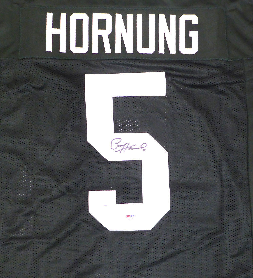Green Bay Packers Paul Hornung Autographed Green Custom Jersey PSA/DNA #6A51143